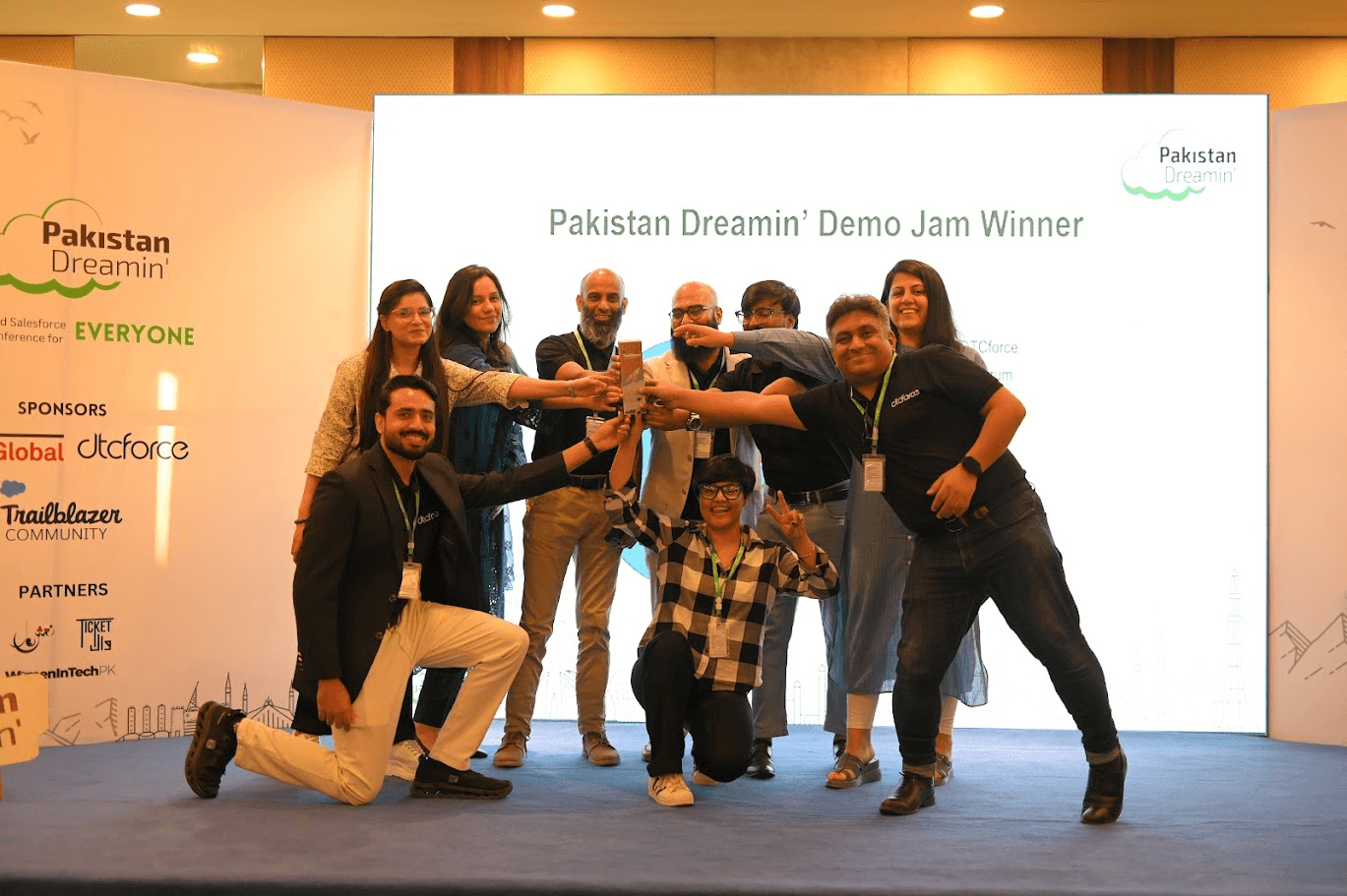 Demo Jam Winner team photo